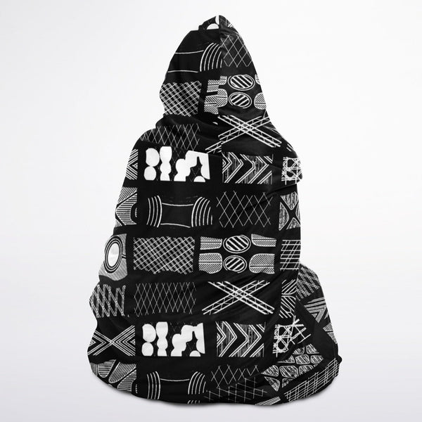 Possum Skin Cloak Hooded Blanket Sherpa
