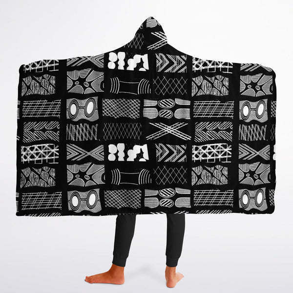 Possum Skin Cloak Youth Hooded Blanket Sherpa