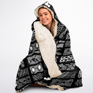 Possum Skin Cloak Hooded Blanket Sherpa